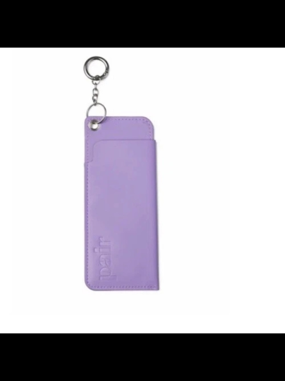 “The Top Frame Keychain Case” Authentic Pair Eyewear Lavender NWT (Never Opened)